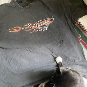 Vintage Harley Davidson Racing Tee Size L-XL